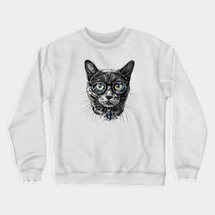 Intellectual Purr-suit Crewneck Sweatshirt